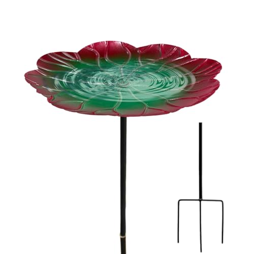 Gungtj Vogelbäder Für Draußen,Garten Vogelbad Metall Vogeltränke | Futtersäule Mit DREI Zinken Standfuß Für Garten Dekoration Balkon Rasen Landschaft Terrasse Teich Gungtj Vogelbäder Für Draußen,Garten Vogelbad Metall Vogeltränke | Futtersäule Mit DREI Zinken Standfuß Für Garten Dekoration Balkon Rasen Landschaft Terrasse Teich von Gungtj