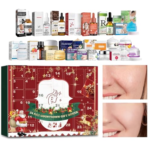 Gungtj Weihnachts-Countdown-Kalender – 2025 Weihnachts-Frauen-Hautpflege-Set, 24 Tage, feuchtigkeitsspendende Hautpflegeprodukte, Partygeschenke für Mutter, Freundin, Ehefrau, Schwester, Mädchen Gungtj Weihnachts-Countdown-Kalender – 2025 Weihnachts-Frauen-Hautpflege-Set, 24 Tage, feuchtigkeitsspendende Hautpflegeprodukte, Partygeschenke für Mutter, Freundin, Ehefrau, Schwester, Mädchen von Gungtj
