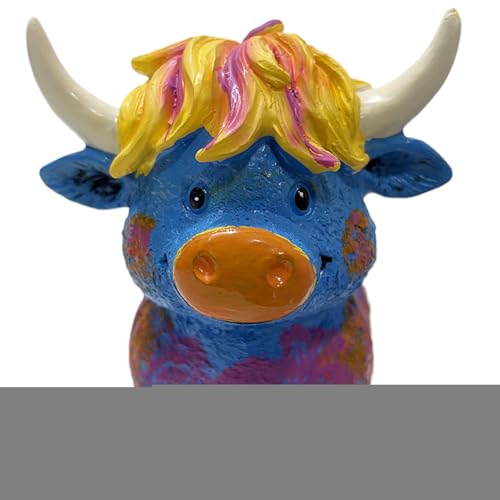 Highland Cow Figurine, Yak Sculpture Ornament, 3.94x3.35 inches Rustic Cattle Statue, Handcrafted Farmhouse Decor Accent, Unique Animal Collectible for Kitchen Study Workplace Home Shelf Display Highland Cow Figurine, Yak Sculpture Ornament, 3.94x3.35 inches Rustic Cattle Statue, Handcrafted Farmhouse Decor Accent, Unique Animal Collectible for Kitchen Study Workplace Home Shelf Display von Gungtj