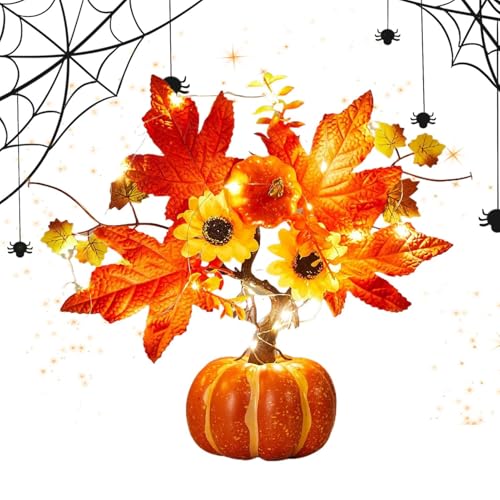 Lighted Artificial Pumpkins, Battery Powered Autumn Decoration, 12x13.78 inches with Warm LED Lights for Harvest, Halloween, Thanksgiving, Wedding, Home, Kitchen, Office, Dining Room, Party Lighted Artificial Pumpkins, Battery Powered Autumn Decoration, 12x13.78 inches with Warm LED Lights for Harvest, Halloween, Thanksgiving, Wedding, Home, Kitchen, Office, Dining Room, Party von Gungtj