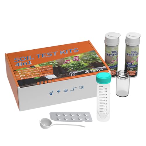 Soil Test Kit, Soil Nutrient Tester, Optimized Plant Growth, Acidity Moisture Light Meter, Accurate Readout for Garden, Greenhouse, Farm, Outdoor Plants, Vegetables, and Beginner Gardening von Gungtj
