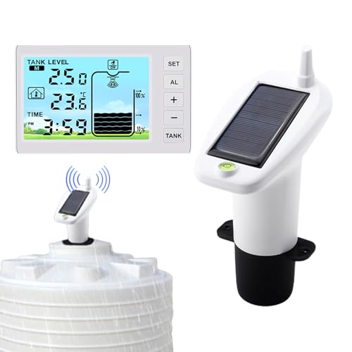 Ultrasonic Level Meter, Depth Gauge Monitor, 5.31x1.02x3.31 Inches LED Temperature Display Digital, Measuring Device, Liquid Level Sensor Transmitter for Indoor and Water Tanks Use Ultrasonic Level Meter, Depth Gauge Monitor, 5.31x1.02x3.31 Inches LED Temperature Display Digital, Measuring Device, Liquid Level Sensor Transmitter for Indoor and Water Tanks Use von Gungtj