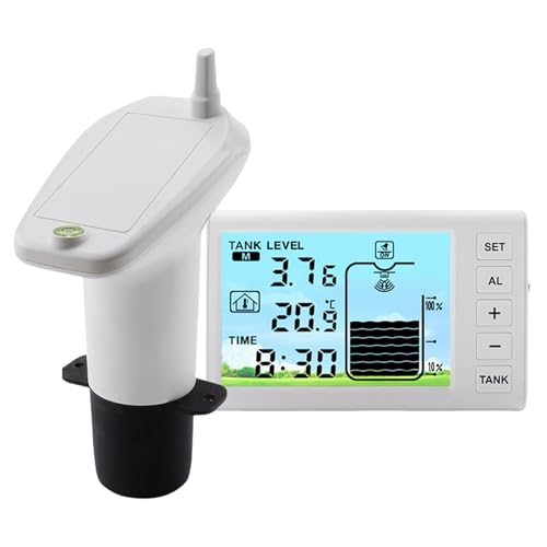 Water Sensor Transmitter, Digital Liquid Depth Meter, 5.31x1.02x3.31 Inches Easy Monitoring Display, Compact Indoor Water Tank Level Gauge, Accurate Usage Measurement for Home, Aquarium and Storage Co Water Sensor Transmitter, Digital Liquid Depth Meter, 5.31x1.02x3.31 Inches Easy Monitoring Display, Compact Indoor Water Tank Level Gauge, Accurate Usage Measurement for Home, Aquarium and Storage Co von Gungtj