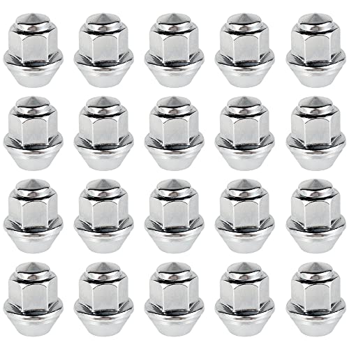 20 Stück Radmuttern Kegelbund,Radmuttern Geschlossen Kegelbund 60° M12 x 1,5 für Ford-Felgen,OEM1678260(20PCS) von Guniata
