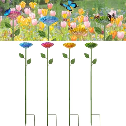 4 Stück Bienen Insekten Trinkbecher,Bienen Becher,Bee Cups für Bienen Trinken für Durstige Bestäuber Brauchen ein Getränk, Bienen Sichere Trinkplätze(4pcs) von Guniata