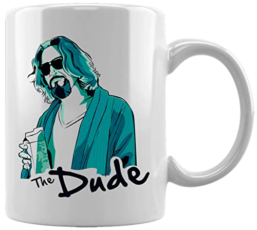 The Big Lebowski Dude Drinking Milk Keramikbecher Weißes Kaffee Tee Wasser Tasse Büro Home Ceramic White Mug Cup von Gunmant