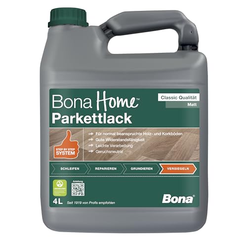 Bona Home Parkettlack Classic Versiegelung matt 4,0L von Gunreben