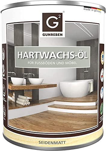 G2 Hartwachs-Öl (0,75 Liter, seidenmatt) von Gunreben