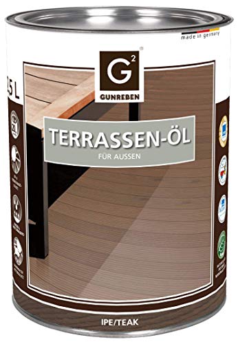 G2 Terrassen-Öl - Gebinde: 2,5 L - Ipe | Teak von Gunreben