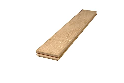 Stabparkett Eiche Select/Natur 22 x 80 x 500mm roh - Hochwertiges Parkett aus Eichenholz von Gunreben