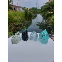4 Stk./1531 Gr Andara Kristall Mix Farben Monatomic Für Meditation von GunsAndaraCrystal