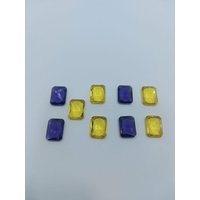 9 Stk. Schneideschmuck 15 Mm Andara Kristall Golden Citrin Und Lila von GunsAndaraCrystal