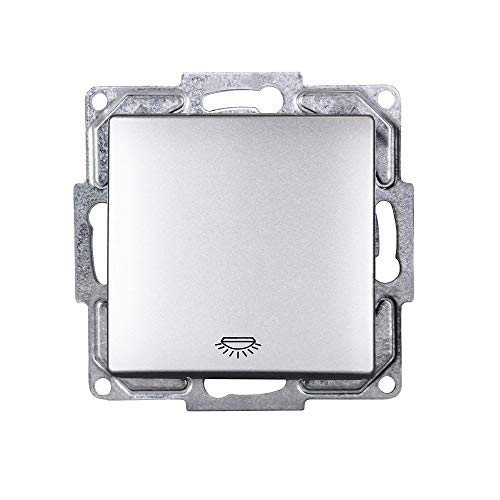 Schalterprogramm Gunsan Visage silber (Taster Licht Unterputz) von Günsan