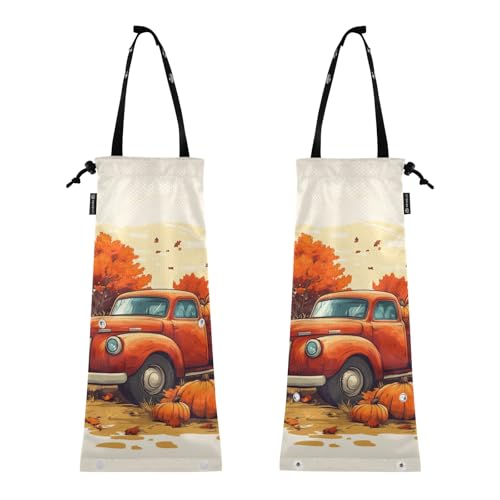 Auto Müllbeutel Müllsack Auto Müllbeutel für Autos 2er Set Fahrzeug Mülltonne Ernte LKW mit Kürbis Auto Müllbeutel Müllsack Auto Müllbeutel für Autos 2er Set Fahrzeug Mülltonne Ernte LKW mit Kürbis von GuoChe