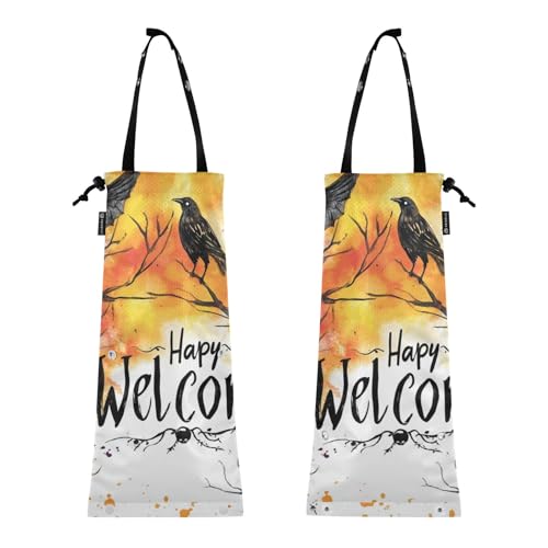 Auto-Mülleimer zum Aufhängen, Müllsack für Autos, Müllsack für das Auto, 2 Stück, kleiner Mülleimer für Auto, Halloween, Fledermaus – Vogel-Willkommen Auto-Mülleimer zum Aufhängen, Müllsack für Autos, Müllsack für das Auto, 2 Stück, kleiner Mülleimer für Auto, Halloween, Fledermaus – Vogel-Willkommen von GuoChe