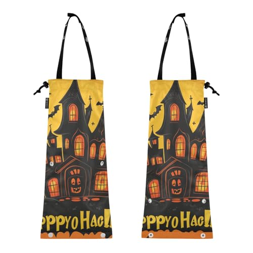 Auto Müllsack Auto Müllsack für Auto Müllsack für das Auto 2er Set Auto Müllcontainer Halloween Nacht: Fledermausburg & Kürbisspaß Auto Müllsack Auto Müllsack für Auto Müllsack für das Auto 2er Set Auto Müllcontainer Halloween Nacht: Fledermausburg & Kürbisspaß von GuoChe