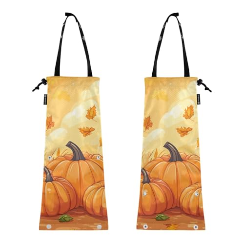 Auto Müllsack Müllsack Müllbeutel für Fahrzeug Auto Müllbeutel 2 Stück Van Mülleimer Kürbisse Herbst Orange Dekoration Auto Müllsack Müllsack Müllbeutel für Fahrzeug Auto Müllbeutel 2 Stück Van Mülleimer Kürbisse Herbst Orange Dekoration von GuoChe