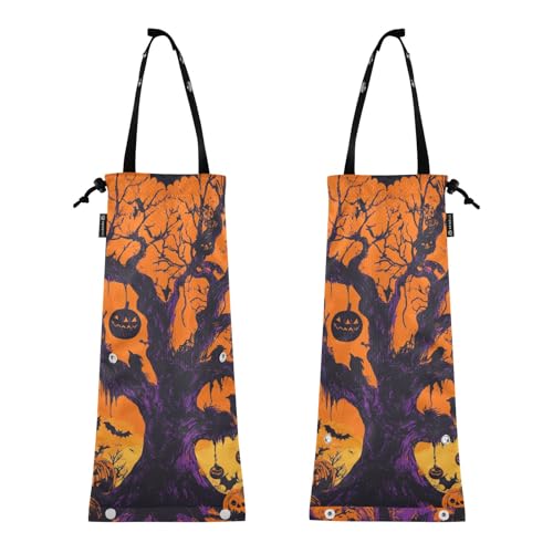Auto Müllsack Wiederverwendbarer Müllbeutel für Auto Müllbeutel für Autos 2 Stück Autositz Mülltonne Hexe Halloween Fledermaus Baum Kunst Auto Müllsack Wiederverwendbarer Müllbeutel für Auto Müllbeutel für Autos 2 Stück Autositz Mülltonne Hexe Halloween Fledermaus Baum Kunst von GuoChe