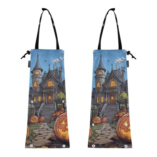Auto-Müllsack zum Aufhängen, Auto-Müllbeutel, 2 Stück, Auto-Müllbehälter, Halloween-Ausflug Auto-Müllsack zum Aufhängen, Auto-Müllbeutel, 2 Stück, Auto-Müllbehälter, Halloween-Ausflug von GuoChe
