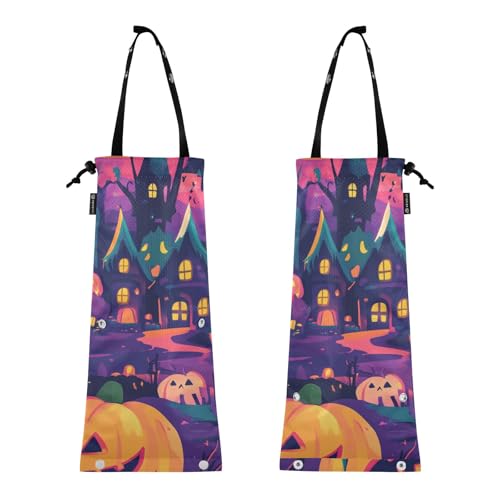 Auto-Müllsack zum Aufhängen, Auto-Müllbeutel, 2 Stück, Auto-Mülleimer, Hexe, Halloween, gruselige Stadtkunst Auto-Müllsack zum Aufhängen, Auto-Müllbeutel, 2 Stück, Auto-Mülleimer, Hexe, Halloween, gruselige Stadtkunst von GuoChe