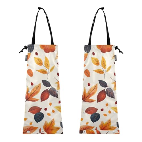 Auto-Müllsack zum Aufhängen, Müllsack für Auto, 2 Stück, zusammenklappbar, Herbstmuster, fallende Blätter, Erntedankfest Auto-Müllsack zum Aufhängen, Müllsack für Auto, 2 Stück, zusammenklappbar, Herbstmuster, fallende Blätter, Erntedankfest von GuoChe