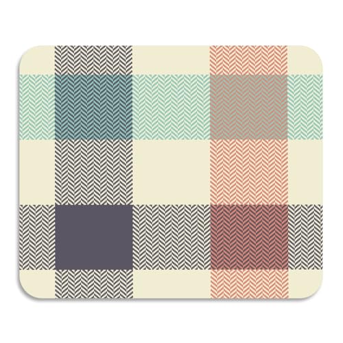 Buffalo Plaid Orange saugfähige Kieselgur Matte Tuch Geschirrabtropfmatte waschbar von GuoChe