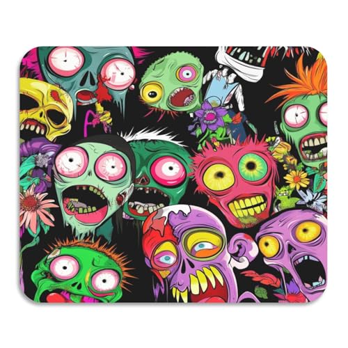 Bunte Monstergesichter Halloween saugfähige Kieselgur Matte rutschfeste Matte unter Geschirrabtropfer, Küchentheke Bunte Monstergesichter Halloween saugfähige Kieselgur Matte rutschfeste Matte unter Geschirrabtropfer, Küchentheke von GuoChe
