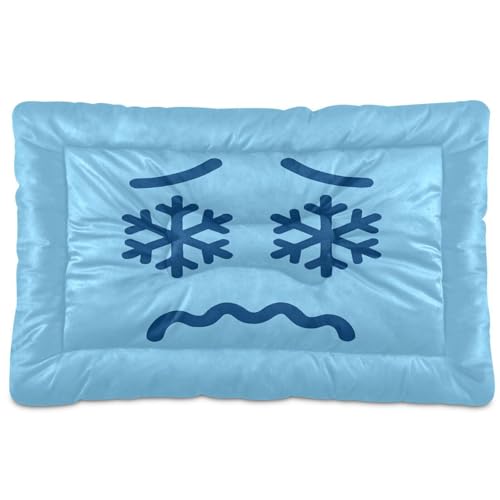 GuoChe Hundehütte mit Schneeflocken-Augen, waschbar, rutschfest, weich, bequem, für große, mittelgroße und kleine Hunde, 91,4 x 61 cm GuoChe Hundehütte mit Schneeflocken-Augen, waschbar, rutschfest, weich, bequem, für große, mittelgroße und kleine Hunde, 91,4 x 61 cm von GuoChe