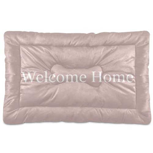 GuoChe Welcome Home" Hunde- und Katzenbett, waschbar, weich, bequem, rutschfeste Unterseite, für mittelgroße und große Hunde, 91,4 x 61 cm GuoChe Welcome Home" Hunde- und Katzenbett, waschbar, weich, bequem, rutschfeste Unterseite, für mittelgroße und große Hunde, 91,4 x 61 cm von GuoChe