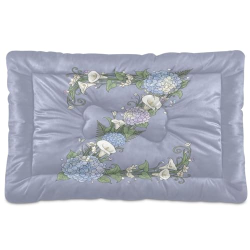 Hundebett, waschbar, weich, rutschfest, für große, mittelgroße und kleine Hunde, 91,4 x 61 cm, Blau Hundebett, waschbar, weich, rutschfest, für große, mittelgroße und kleine Hunde, 91,4 x 61 cm, Blau von GuoChe