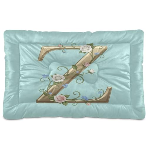 Hundebett, waschbar, weich, rutschfest, für große, mittelgroße und kleine Hunde, 91,4 x 61 cm, goldfarben Hundebett, waschbar, weich, rutschfest, für große, mittelgroße und kleine Hunde, 91,4 x 61 cm, goldfarben von GuoChe