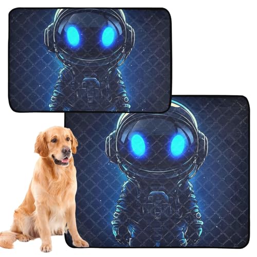 Hundematte, waschbar, rutschfest, für Autositz, 50,8 x 61 cm, Astronautenblau, Sci-Fi-Kunst, 3 Stück Hundematte, waschbar, rutschfest, für Autositz, 50,8 x 61 cm, Astronautenblau, Sci-Fi-Kunst, 3 Stück von GuoChe