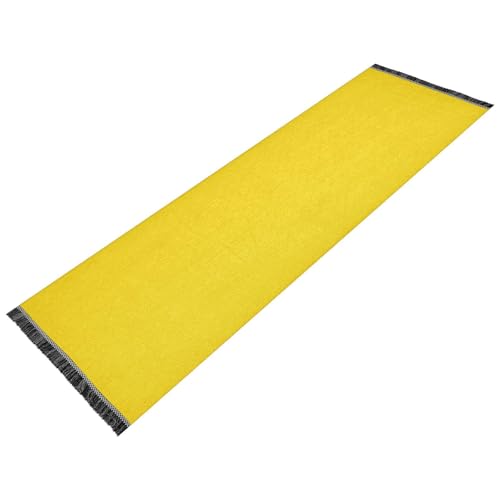 Läufer, maschinenwaschbar, rutschfest, Quaste, Eingangsteppich für Flur, Eingang, Tür, Heimdekoration, Goldgelb Läufer, maschinenwaschbar, rutschfest, Quaste, Eingangsteppich für Flur, Eingang, Tür, Heimdekoration, Goldgelb von GuoChe