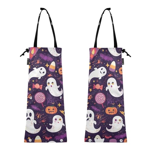 Müllbeutel für Auto Auto Müllbeutel LKW Müllsack 2er Set Faltbarer Mülleimer Happy Halloween are You Scared Müllbeutel für Auto Auto Müllbeutel LKW Müllsack 2er Set Faltbarer Mülleimer Happy Halloween are You Scared von GuoChe