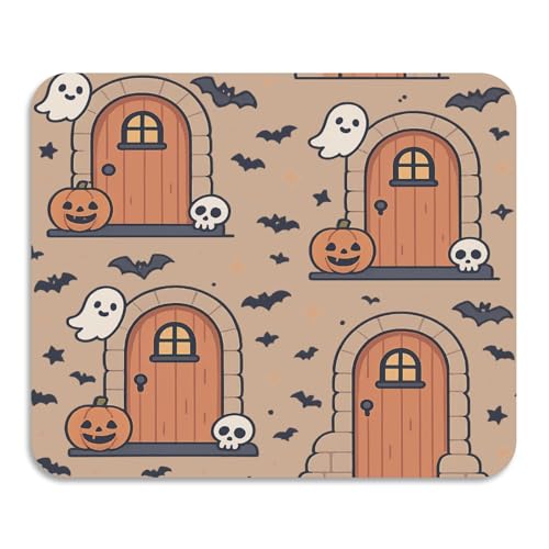 Türen und Kürbisse Halloween-Muster Abtropfmatte saugfähige Kieselgur Matte Mikrofaser Küchenzubehör von GuoChe