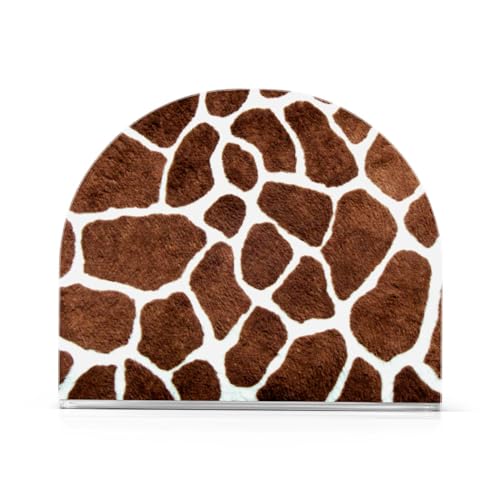 Unterschrank Gästetuch Serviettenhalter Giraffe Braun Punkte Tissue Serviettenhalter für Badezimmer Papierhandtuch Verwendung, Esstisch von GuoChe