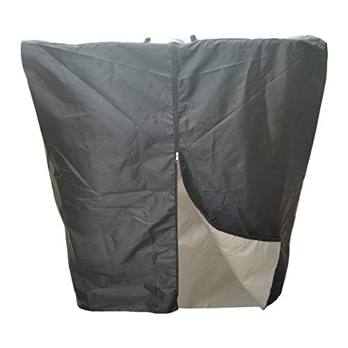 Kbsin212 Wassertank Abdeckplane IBC Behälterabdeckung UV Folie Schutzhülle Schutzhülle Schutzplane Cover Mit Reißverschluss Container Schutzplane Für IBC-Tank Regenwassertank Container Behälter von Kbsin212