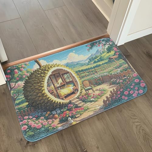Badematte 40X60Cm Gelb Rosa Mikrofaser Badvorleger Fußmatte Badteppich Super Saugfähig Badezimmerteppich,Badematte rutschfest Waschbar,Badteppich Für Dusche Badewannen von Guoshuai