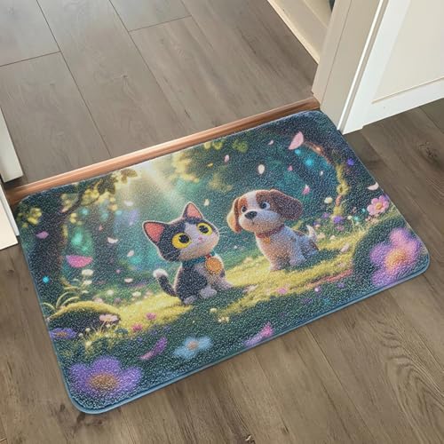 Badematte 40X60Cm Gelber Weißer Hund Mikrofaser Badvorleger Fußmatte Badteppich Super Saugfähig Badezimmerteppich,Badematte rutschfest Waschbar,Badteppich Für Dusche Badewannen Badematte 40X60Cm Gelber Weißer Hund Mikrofaser Badvorleger Fußmatte Badteppich Super Saugfähig Badezimmerteppich,Badematte rutschfest Waschbar,Badteppich Für Dusche Badewannen von Guoshuai