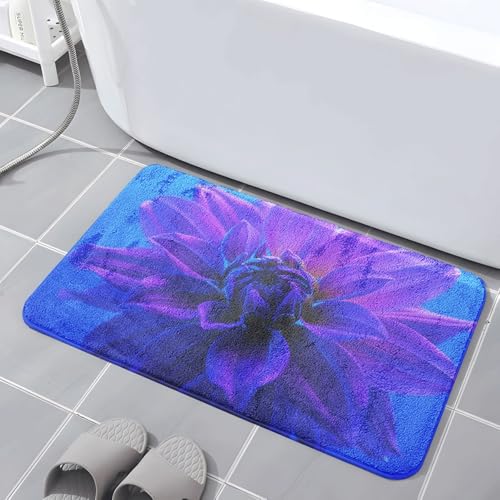 Badematte 40X60Cm Lila Blumen Mikrofaser Badvorleger Fußmatte Badteppich Super Saugfähig Badezimmerteppich,Badematte rutschfest Waschbar,Badteppich Für Dusche Badewannen Badematte 40X60Cm Lila Blumen Mikrofaser Badvorleger Fußmatte Badteppich Super Saugfähig Badezimmerteppich,Badematte rutschfest Waschbar,Badteppich Für Dusche Badewannen von Guoshuai