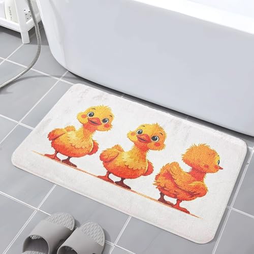 Badematte rutschfest 50X80Cm Gelbe Ente Eckig Mikrofaser Badematte,Badezimmerteppich Absorbent Weicher Badteppich, Dichter Hochflor,Washable for Bathroom,Fußmatte, Haustiermatte Badematte rutschfest 50X80Cm Gelbe Ente Eckig Mikrofaser Badematte,Badezimmerteppich Absorbent Weicher Badteppich, Dichter Hochflor,Washable for Bathroom,Fußmatte, Haustiermatte von Guoshuai