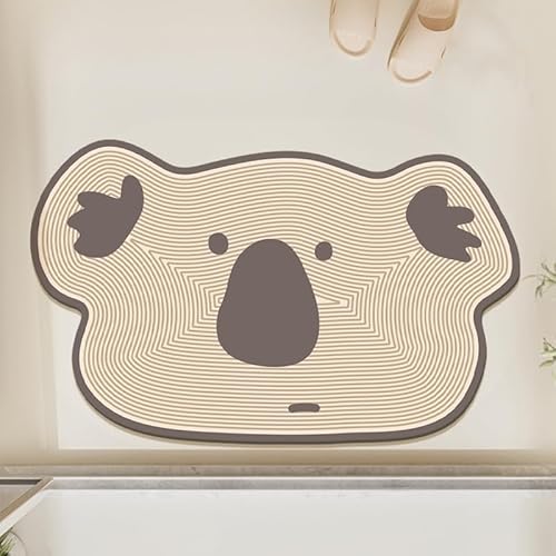 Badezimmerteppich 40X60Cm Koalacity In Italy Duschvorleger Badematte Deko Küchenteppich Duschmatte rutschfest Waschbar Badteppich Badvorleger Kieselgur Dusche rutschfest von Guoshuai