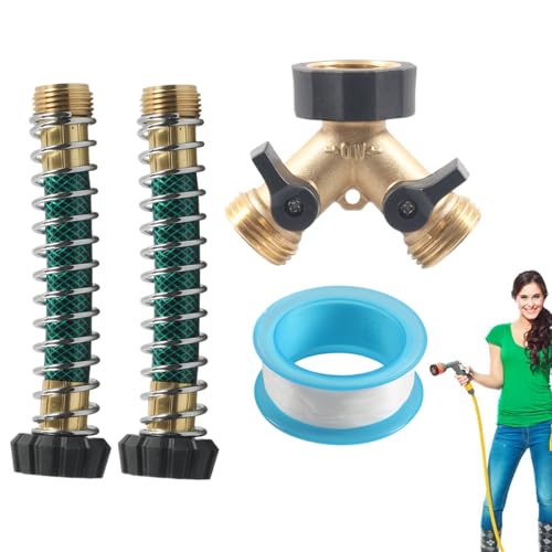 Gupcaqosjw 2-Wege Schlauchverteiler | Wasseranschluss Verteiler Mit Feder-Schutz | 2-Wege Adapter Mit 19 mm Gewinde Für Garten Hof Rasen Terrasse Camping Gupcaqosjw 2-Wege Schlauchverteiler | Wasseranschluss Verteiler Mit Feder-Schutz | 2-Wege Adapter Mit 19 mm Gewinde Für Garten Hof Rasen Terrasse Camping von Gupcaqosjw