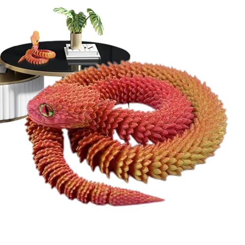Gupcaqosjw 3D-Gedrucktes Fidgettier | Sammlerstück Tierstatue Für Den Schreibtisch,76 cm 3D-Schlange Für Partydekoration Wohnaccessoires Geburtstag & Ostergeschenke Gupcaqosjw 3D-Gedrucktes Fidgettier | Sammlerstück Tierstatue Für Den Schreibtisch,76 cm 3D-Schlange Für Partydekoration Wohnaccessoires Geburtstag & Ostergeschenke von Gupcaqosjw