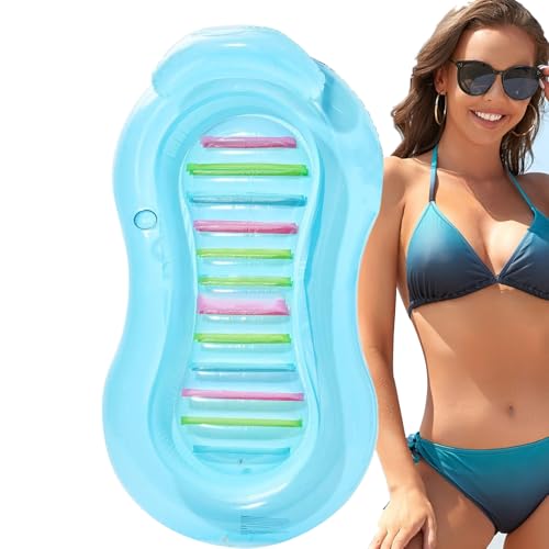 Gupcaqosjw Aufblasbare Poolliege | Aufblasbare Pool Liege Zum Sonnenbaden - Entspannungsmatte Mit Kopfkissen Für Familie Freunde Kollegen Bei Sommerhitze von Gupcaqosjw