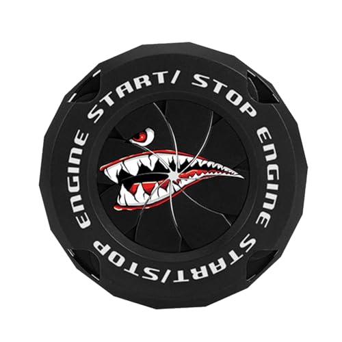 Gupcaqosjw Auto -Startabdeckung, Startabdeckung - Cool Push Start Covers | Hai Dekorative Rotary Innenarchitektur Abziehbilder für das Armaturenbrett Rad Stoßfänger Joystick Rocker Stopp Gupcaqosjw Auto -Startabdeckung, Startabdeckung - Cool Push Start Covers | Hai Dekorative Rotary Innenarchitektur Abziehbilder für das Armaturenbrett Rad Stoßfänger Joystick Rocker Stopp von Gupcaqosjw