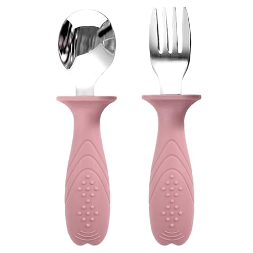 Gupcaqosjw Baby Gabel- Und Löffelset - Baby Essbesteck Set mit Gabeln - Edelstahl-Kinderbesteck Für Sicheres Essen Ab Beikostalter Ohne Schadstoffe Gupcaqosjw Baby Gabel- Und Löffelset - Baby Essbesteck Set mit Gabeln - Edelstahl-Kinderbesteck Für Sicheres Essen Ab Beikostalter Ohne Schadstoffe von Gupcaqosjw