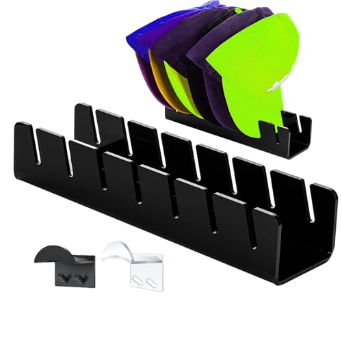 Gupcaqosjw Baseball Cap Organizer | Acryl-Ständer Für Baseballcaps | Acryl mit 2 Haken platzsparend für Büro Kleiderschrank & Schlafzimmer Gupcaqosjw Baseball Cap Organizer | Acryl-Ständer Für Baseballcaps | Acryl mit 2 Haken platzsparend für Büro Kleiderschrank & Schlafzimmer von Gupcaqosjw