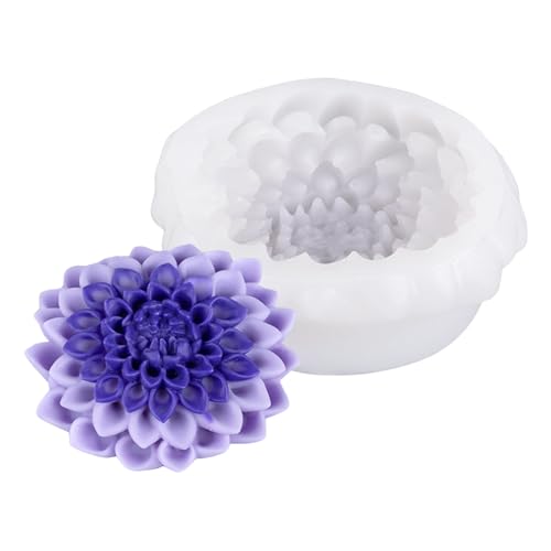 Gupcaqosjw Blumen Silikonform | Florale Bastelformen | Wiederverwendbare Hitzebeständige Silikon Blumenformen Für Seifenherstellung Handgemachte Kerzen Gupcaqosjw Blumen Silikonform | Florale Bastelformen | Wiederverwendbare Hitzebeständige Silikon Blumenformen Für Seifenherstellung Handgemachte Kerzen von Gupcaqosjw