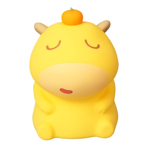 Gupcaqosjw Capybara Nachtlicht | Niedliches USB Nachtlicht Für Kinder Aus Silikon - Deko Für Wohnzimmer Schlafzimmer Badezimmer Büro Studentenzimmer Festtagsdekoration von Gupcaqosjw